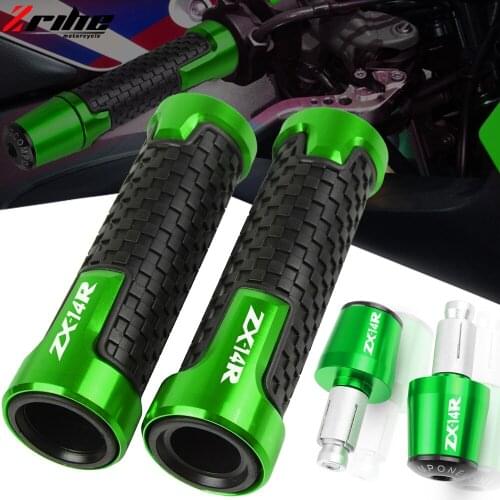 ZX14R Handlebar Grips FOR KAWASAKI ZX-14R ZX1400 ZZR1400 ZZR 1400 2006-2016 2015 Motorcycle Accessories Handle Bar Grip Ends