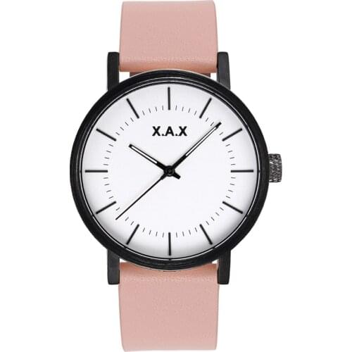 Sweden Design klockor Watches Waterproof Steel Backcase Leather Watchband