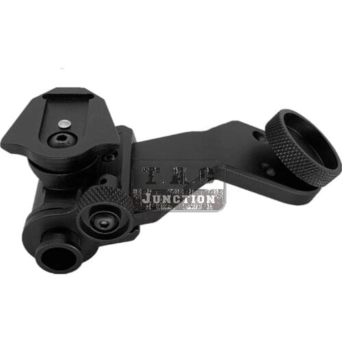 Tactical AN/PVS-14 J Arm Night Vision NVG Dovetail Mount Backet CNC Machined Night Vision Interface Mounting Arm