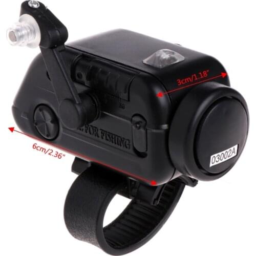 High Sensitive Fishing Alarm Adjustable Volume Sensitivity Fish Bite Alarm Fishing Rod Signal Device Fishing Bait Alertor