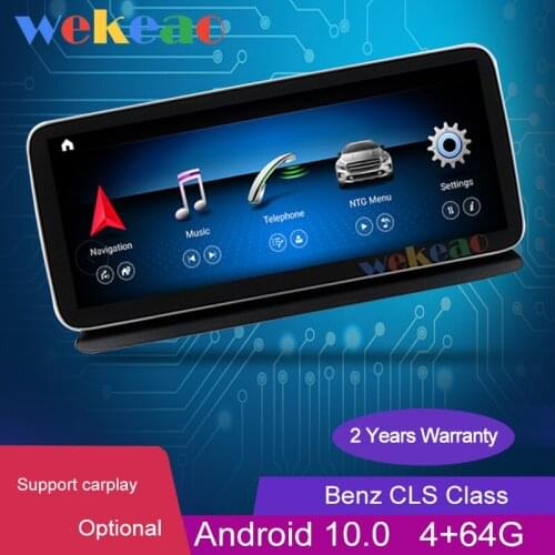 Wekeao 10.25" Touch Screen Android 10.0 Auto Radio For Mercedes Benz CLS Class W218 Car DVD With Navigation GPS Stereo 2010-2017