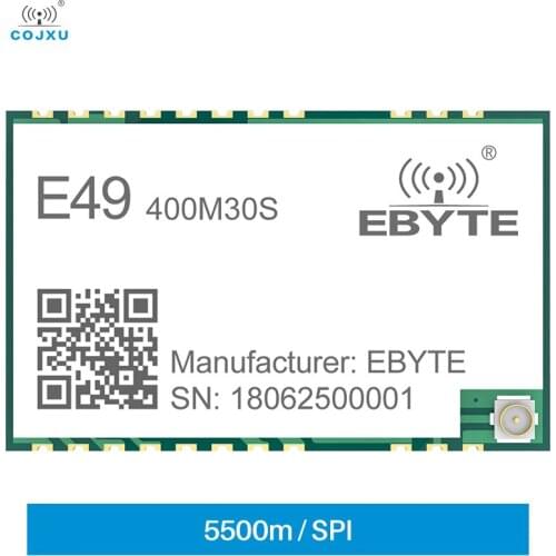 E49-400M30S 433MHz 470MHz SMD Wireless Module CMT2300A 30dBm SPI Hardware Module 5.5km Long Range Wireless Transceiver