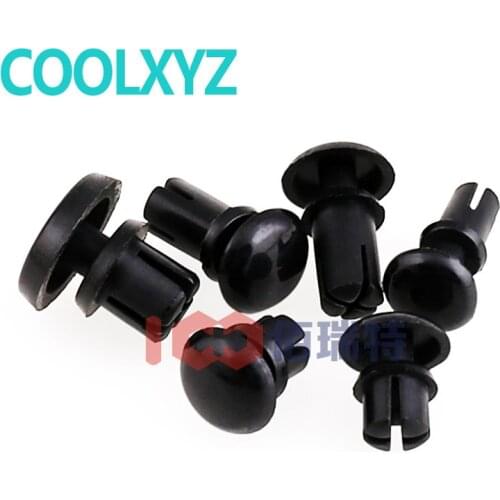 Black / White Plastic Rivets R-shaped R-shaped PC Board Rivets Plastic Rivets Plastic Expansion Nylon Rivets 50PCS