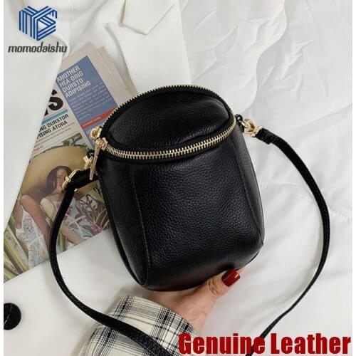 Genuine Leather Women Handbags 2021 Designer Messenger Bag Small Ladies Shoulder Hand Crossbody Bags For Mobile Phone Bag