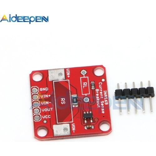 INA169 High Side DC Current Sensor Breakout Module Range from 2.7V to 60V Development Board For Arduino