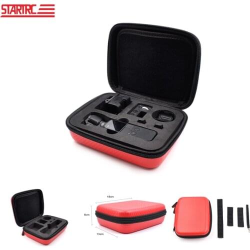 Osmo Pocket Handheld EVA Portable Storage Bag Mini Carrying Case Accessories For DJI Osmo Pocket sport action Camera Parts Red