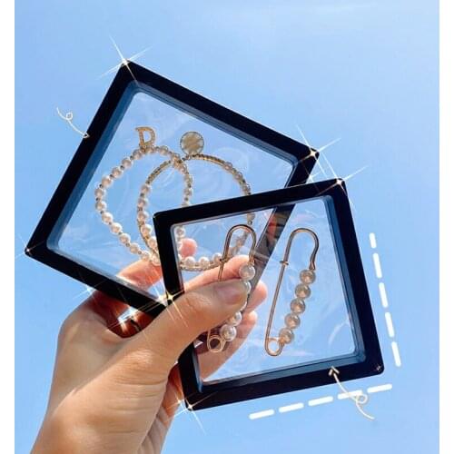 3PCS PE Film Jewelry Storage Box Jewelry Anti-Oxidation Portable Storage Box Jewelry Anti-Oxidation Display Stand large