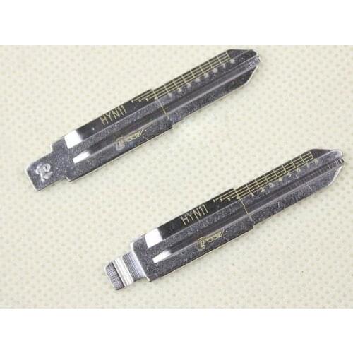 HYN11 Engraved Line Blade For Hyundai Elantra Tucson Kia Cerato Scale Shearing Teeth Blank 2 IN 1 Lishi (No 15)