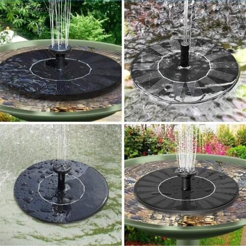 7V Solar Fountain Watering kit Power Solar Pump Pool Pond Submersible Waterfall Floating Solar Panel Water Fountain For Garden