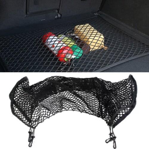 Nylon Stretch Luggage Net Baggage Nets Bag Rack Network Boot Fixed Network 70 x 70cm Car Trunk Luggage Stacking Shelf Net