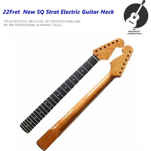 New Strat Electric Guitar Neck Bright light black wood fingerboard SQ guitar assembly replacement 22Fret Guitar accessories