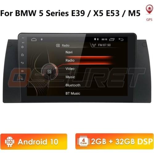 OSSURET Quad Core Android Car Multimedia Player GPS Navigation for BMW E53 1996-2007 M5 E39 5 X5 CAR Radio DSP