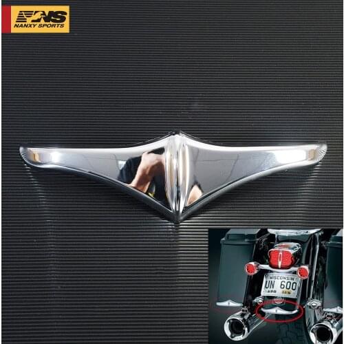 Motorcycle Front Trailing Edge Fender Tip Fender Fairing Trim Cover Accent For 2004-2019 Harley Touring Road King Glide CVO