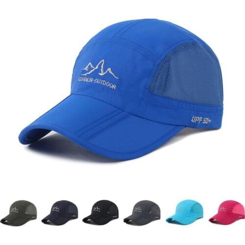 Mesh Baseball Cap Women Summer Casual Sun Hat Men Breathable Sports Quick-Dry Hat Snapback Peaked Cap Student Hats Trucker Caps