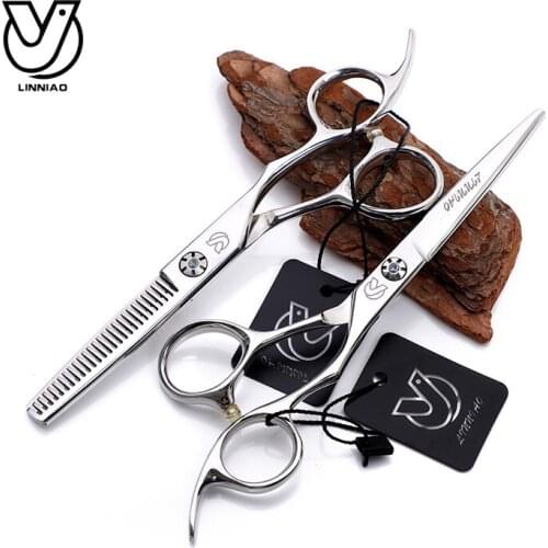 Japan Professional 5.5 Inch Hair Scissors Hairdressing Tool Barber Right Hand Scissors Hair Cutting Shears Thinning Scissors