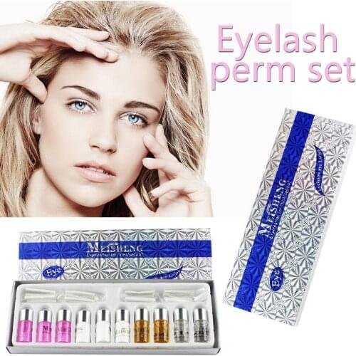 10Pcs/Set Eyelash Perm Lotion Kit For Eyelashes Perming Curling Lift Growth Treatment Liquid Eyelashes Extension Curler Wave