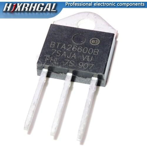 1PCS BTA26-600B BTA26600B TO-3P TO3P BTA26-600