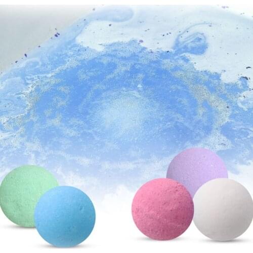 5Pcs/Set 20g Bubble Small Bath Bombs Body Stress Relief Exfoliating Moisturizing Fragrances Aromatherapy SPA Salt Ball C1FF