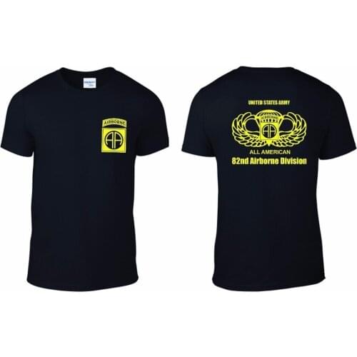 82nd airborne division 2019 Latest Men T Shirt Fashion Fitness Clothing Male Tops t-shirt black funny tee shirts