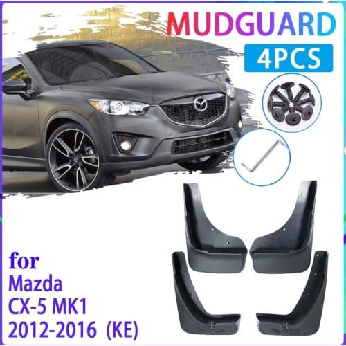 Car Mud Flaps for Mazda CX-5 2012~2016 MK1 KE CX5 CX 5 2013 2014 2015 Mudguard Splash Guards Fender Mudflaps Auto Accessories