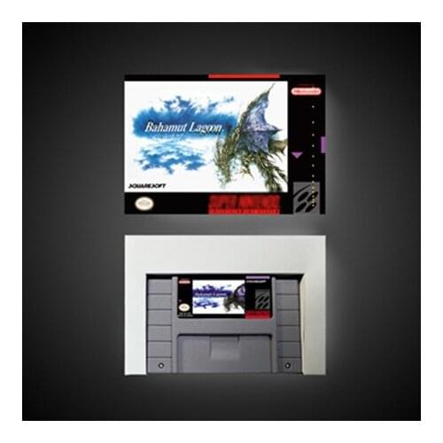 Bahamut Lagoon - RPG Game Card Battery Save US Version Retail Box