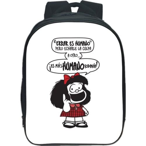 Mafalda Backpack Children Bag Boy Girl Fashion Rucksack Comics Cosplay Bags Teen Bookbag Kids Back To School Gift Cute Mochila