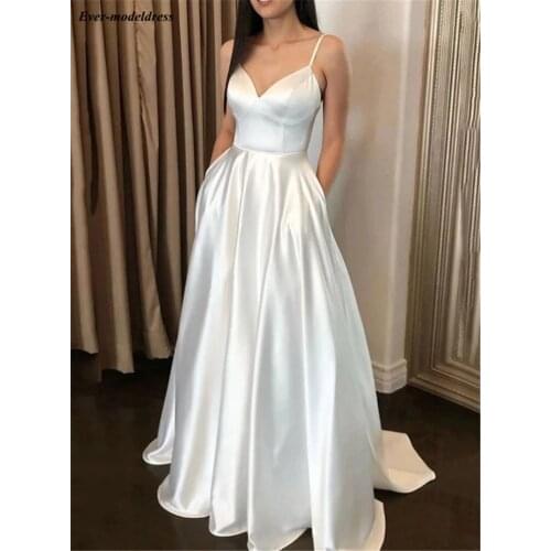 Ever-modeldress Satin Wedding Dresses