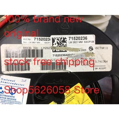 LM2621MM/NOPB LM2621MM MSOP-8 MSOP 100% brand new in stock 20PCS/LOT