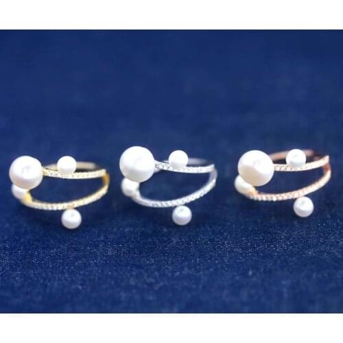 Designer Fashion 925 Sterling Silver Jewelry 3A Cubic Zirconia Party Ring