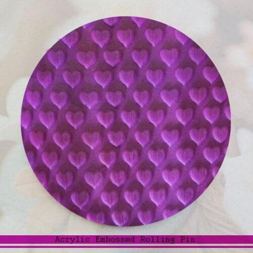 My Heart PatternNon-Stick Fondant Cake Roller Cake Decorating Tools Embossed Kids Rolling Pin Kitchen Accessories