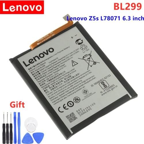 New Original BL299 3300mAh battery For Lenovo Z5s L78071 6.3 inch Phone High Quality NEW Battery + Tracking Number