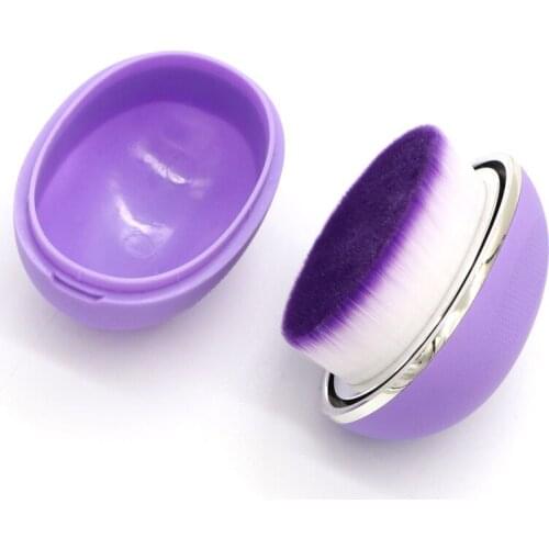 New style high quality nylon hair round foundation face makeup brush in cosmetic