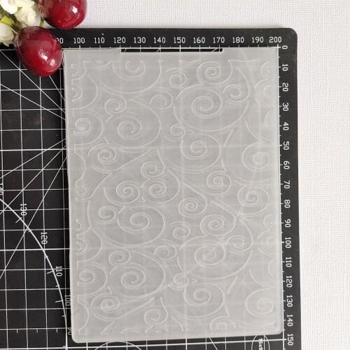 Classical Pattern Embossing Folder Design For DIY Paper Cutting Dies Scrapbooking Card Making Plastic Plate Size 10.5*14.5cm