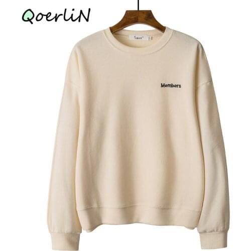 Женские длинные толстовки QoerliN China At AliExpress