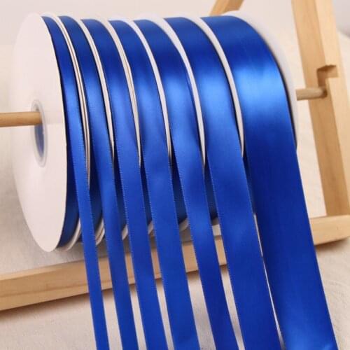 100Yards Silk Satin Ribbon Wedding Car DIY Handmade Candy Gift Box Wrap Materials Decoration Christmas Ribbons