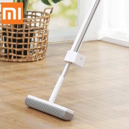 Original Xiaomi Mop Handheld 180-Degree Rotating Standing Storage Space-Saving Mop With Collodion Head From Xiaomi Youpin