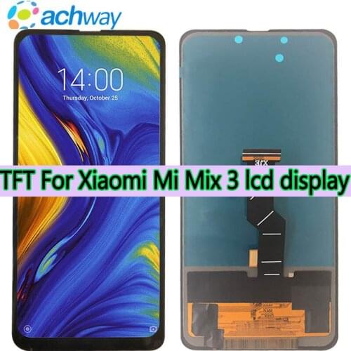 TFT for Xiaomi Mi Mix 3 Display Touch Screen Digitizer Mi Mix 3 LCD Display Assembly for Xiaomi Mi MIX 3 LCD Black Replacement