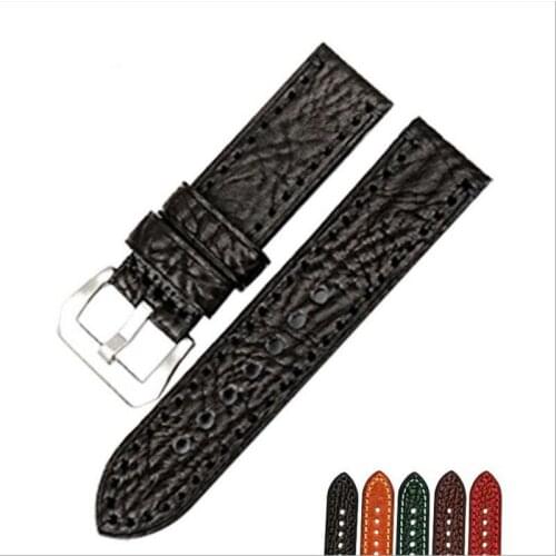 1PCS 20mm 22mm 24mm 26mm genuine leather Cow leather Watch bands watch straps black brown green coffee new-20070902