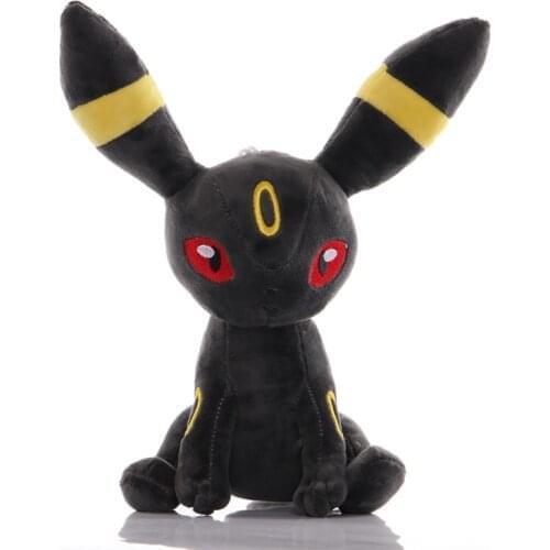 1pcs 25cm Cute Umbreon Plush Toys Dolls Umbreon Plush Toys Soft Stuffed Ditto Plush Toys Children Kids for Gifts