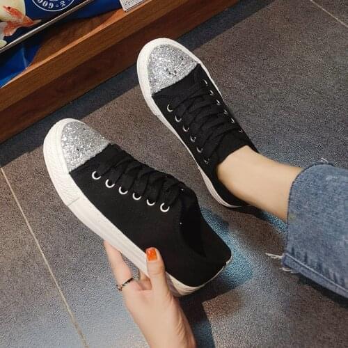 2019 Spring autumn The New Classic White Sneakers Women Casual Canvas Shoes Female Trainers Fashion Zapatillas Mujer Shoes C1-50