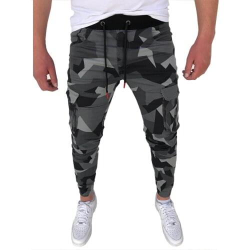 Cargo camouflage pants Joggers Sweatpants 2021 Autumn Streetwear Casual Sports Male Cargo Trousers