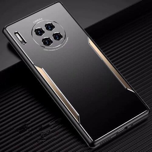 For Huawei Mate 30 Pro Case Luxury Armor Shockproof Metal Aluminum Phone Cases for Huawei Mate30 Pro Matte Back Cover