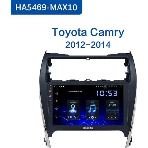 Dasaita 1 din 10.2" IPS Android 10.0 Car Player for Toyota Camry 2012 2013 2014 USA & Mid-east version Touch Screen MP3 64GB GPS