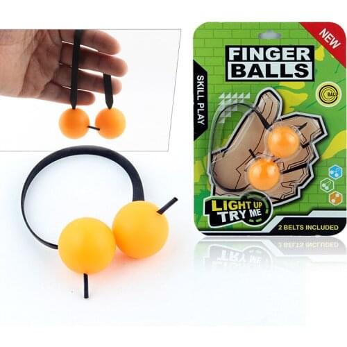 LED Finger Ball Autism Toy Glowing Table Game Stress Relieving Rotating Ring Christmas Gift Yo-yo Toy Yoyo Factory Professional
