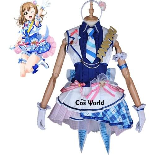 Love Live Sunshine Aqours Kunikida Hanamaru After School Arcade Game Dress Uniform Outfit Anime Cosplay Costumes