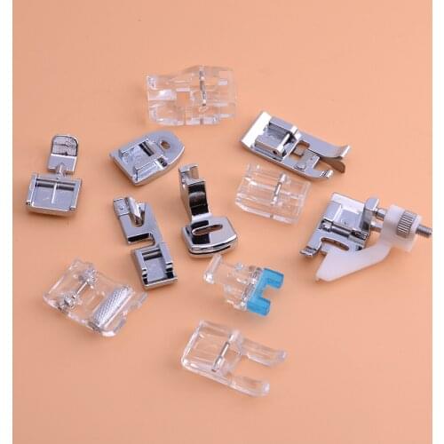 11Pcs Presser Foot Set Fit For Brother Singer Home Sewing Machine Good quality Tool parts