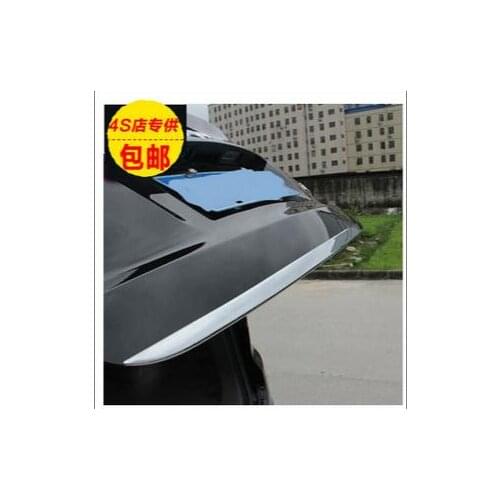Stainless Steel chrome trim trunk cover For Tiguan Golf 7 Lingdu 2010-2017