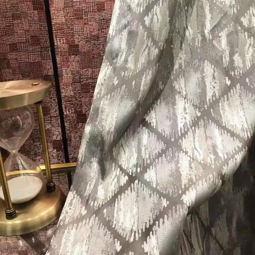 New Modern Curtains for Living Dining Room Bedroom Fashion Jacquard Curtains Light Luxury and Atmospheric Floor-to-ceiling