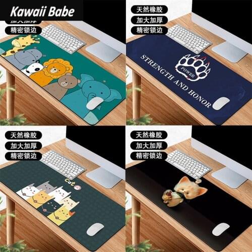 Extra Large Mouse Pad Big Computer Gaming Mousepad Anti-slip Natural Rubber with Locking Edge Gaming Mouse Mat Gamer Mice Mat