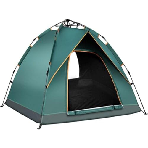 New Automatic Camping Tent Family Outdoor Travel Shed 4 Seasons Waterproof 1-4 People Travel Tent Beach Protection